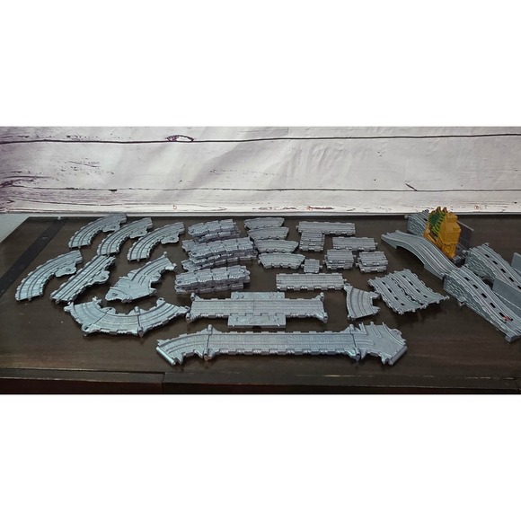 Fisher-Price Other - Thomas Take N Play Track Lot Gray Curves Straights Bridge Tunnel Pieces